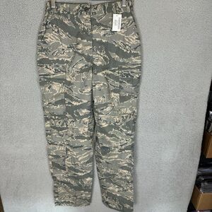 US‎ Air Force Pants Womens 12R Green Camouflage Cargo Military Official